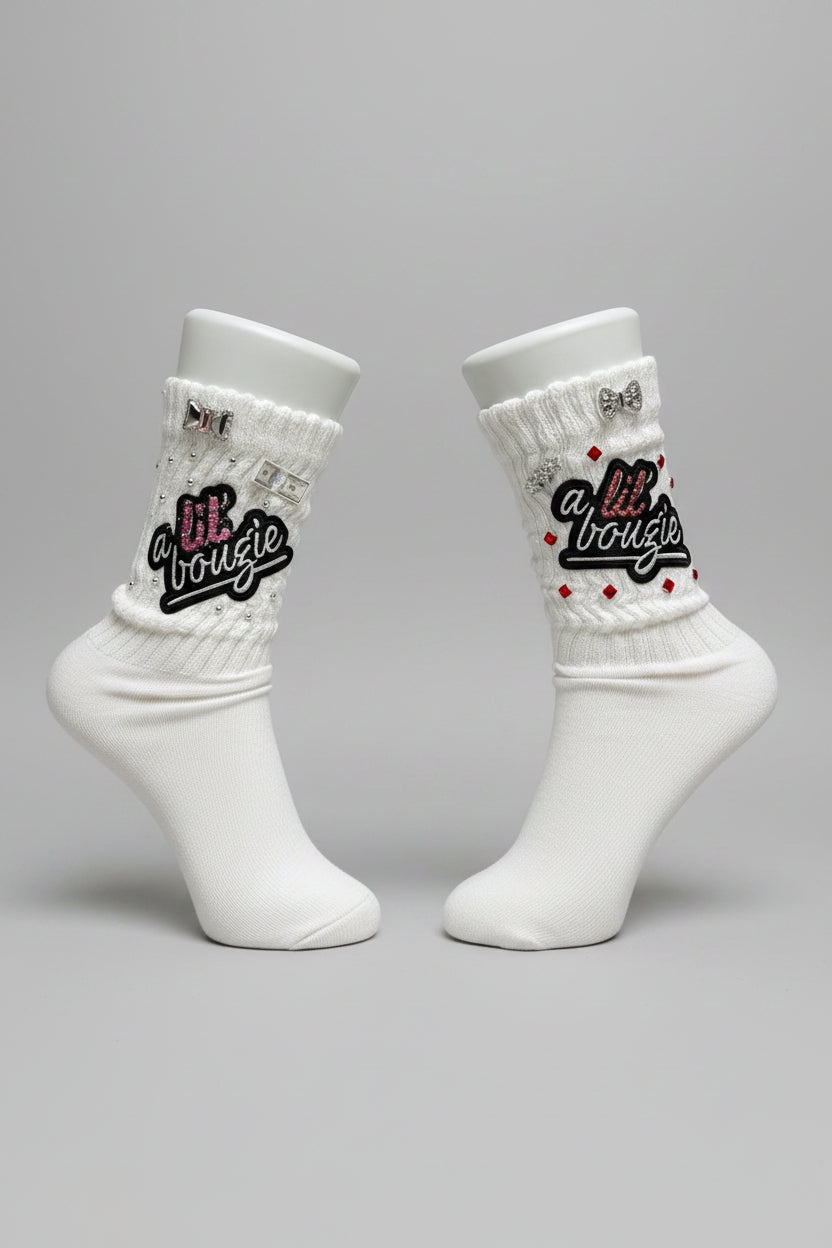Custom slouch socks