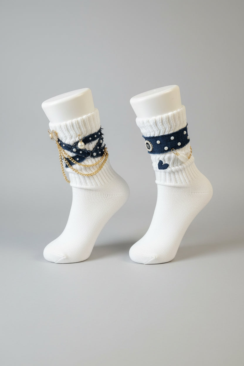 Custom slouch socks