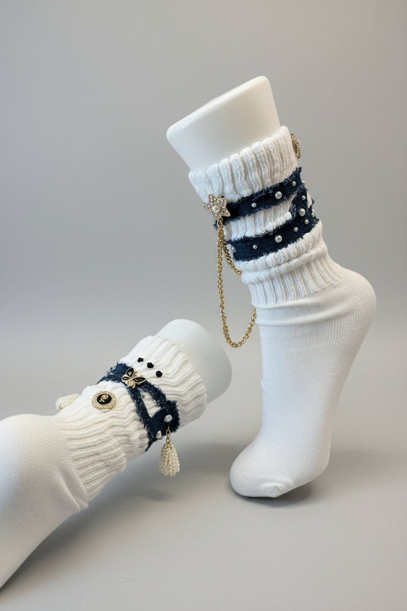 Custom slouch socks